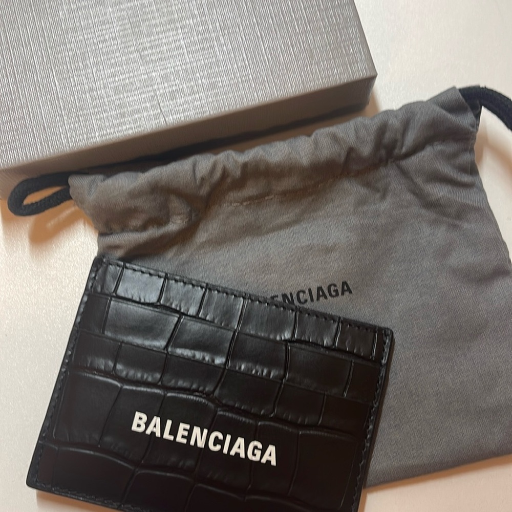 Balenciaga leather cardholder - Picture 3 of 5